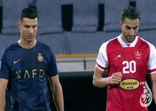 دست رد رونالدو به سینه شهاب زاهدی بازیکن پرسپولیس 6 رونالدو زاهدی