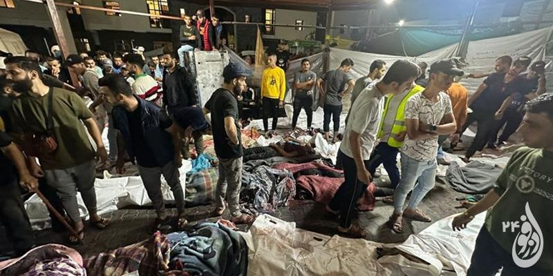 دروغگویی صهیونیستها برای فرار از مسئولیت حمله به بیمارستان غزه 1 دروغگویی صهیونیستها برای فرار از مسئولیت حمله به بیمارستان غزه