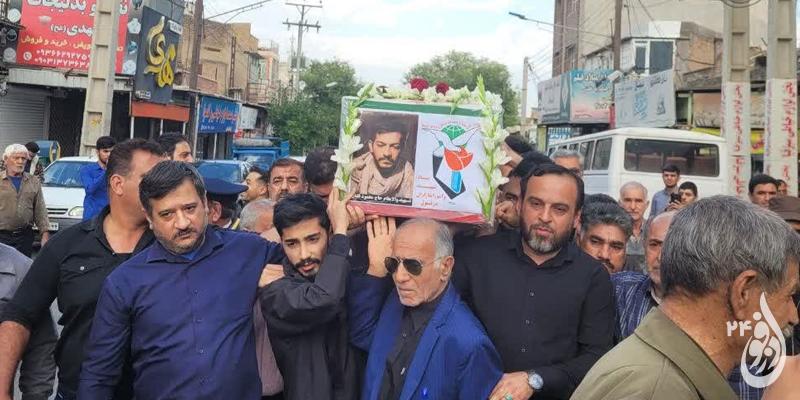 وداع مردم دزفول با شـ.هـ.یـ.د محمود قلیان+عکس 1 محمود قلیان